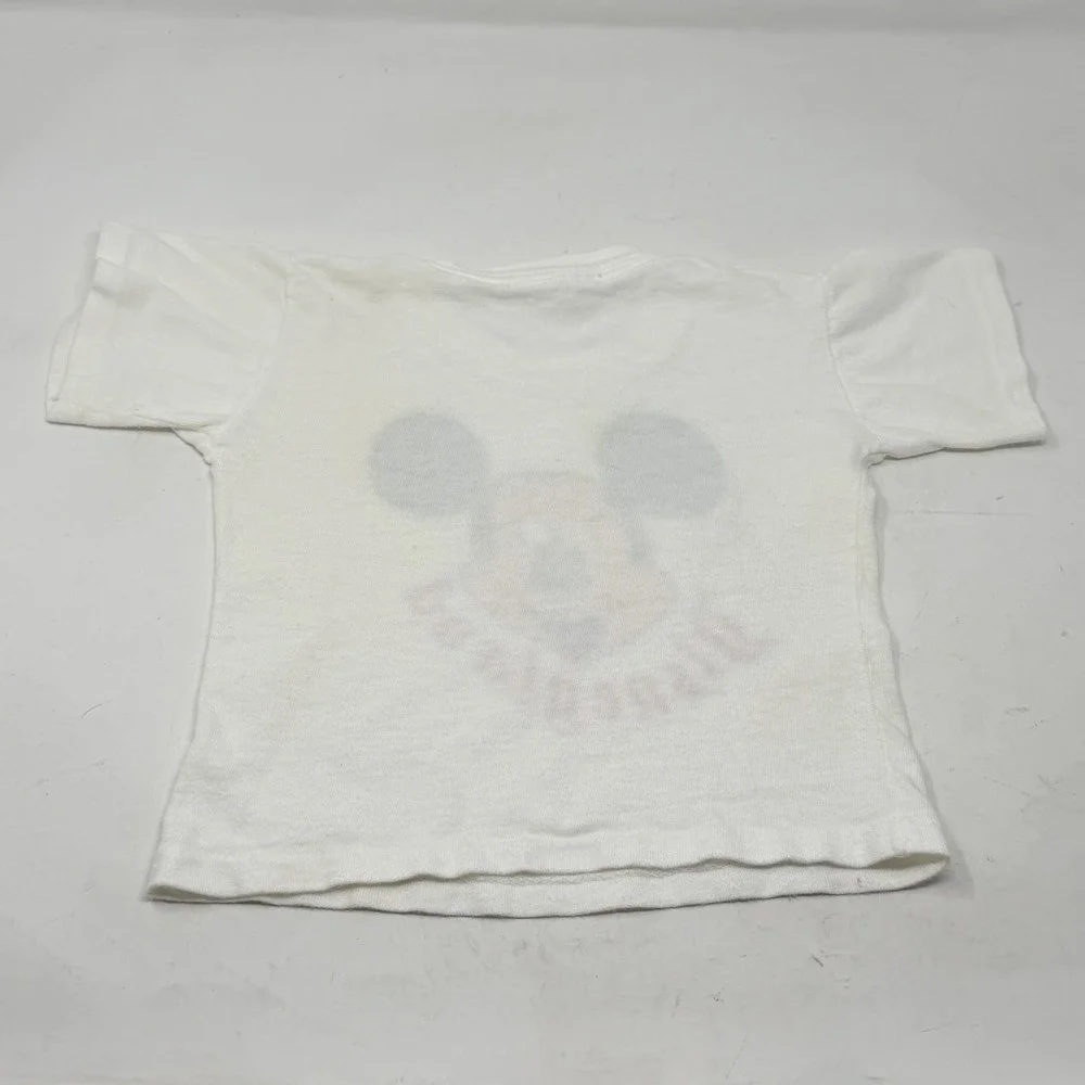 Vintage Mickey Mouse Disneyland Shirt RARE 50s toddler 60s Disney Walt Size 1T